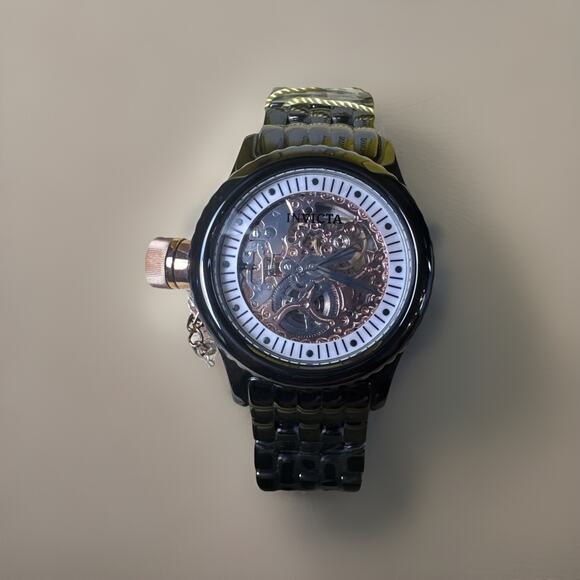 RARE NEW Special Edition 50yr Russian Diver Invicta Automatic Skeleton Model1899 main image 5